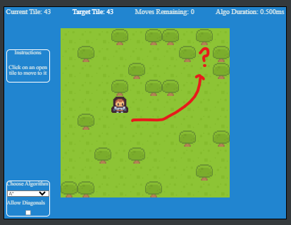 Image of pathfinding demo